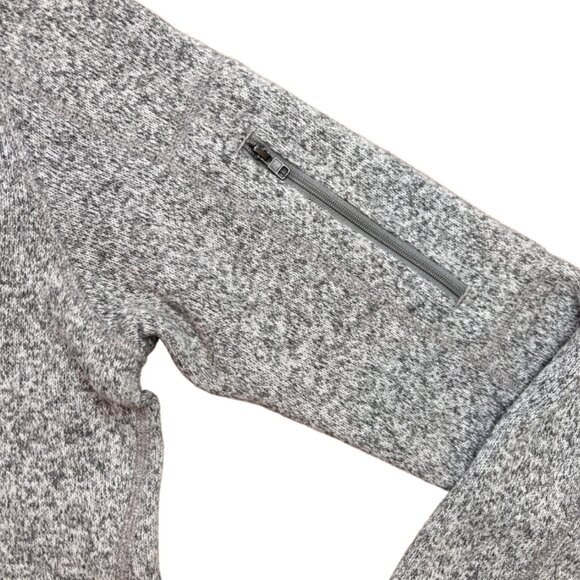 Patagonia Better Sweater 1/4 Quarter Zip Fleece Jacket Grey Women's Size Medium - Picture 9 of 12